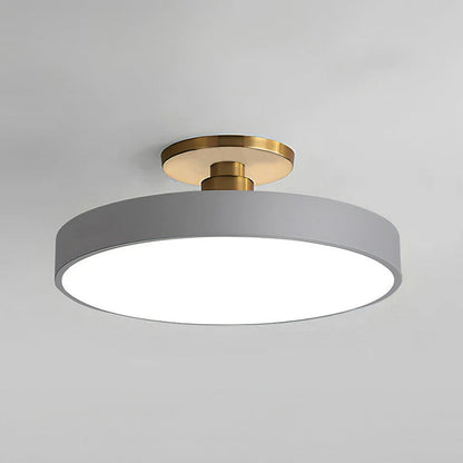 Modern LED Semi Flush Mount Ceiling Light | Energy-Saving. Durable Design for Hallway. Dining Room & Living Room