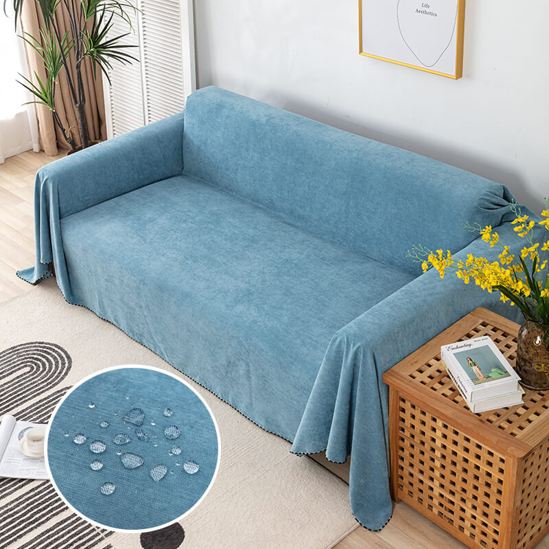 Waterproof Sofa Throw Blanket | Non-Slip. Jacquard Edges & Ideal for Pets and Home Furniture Protection