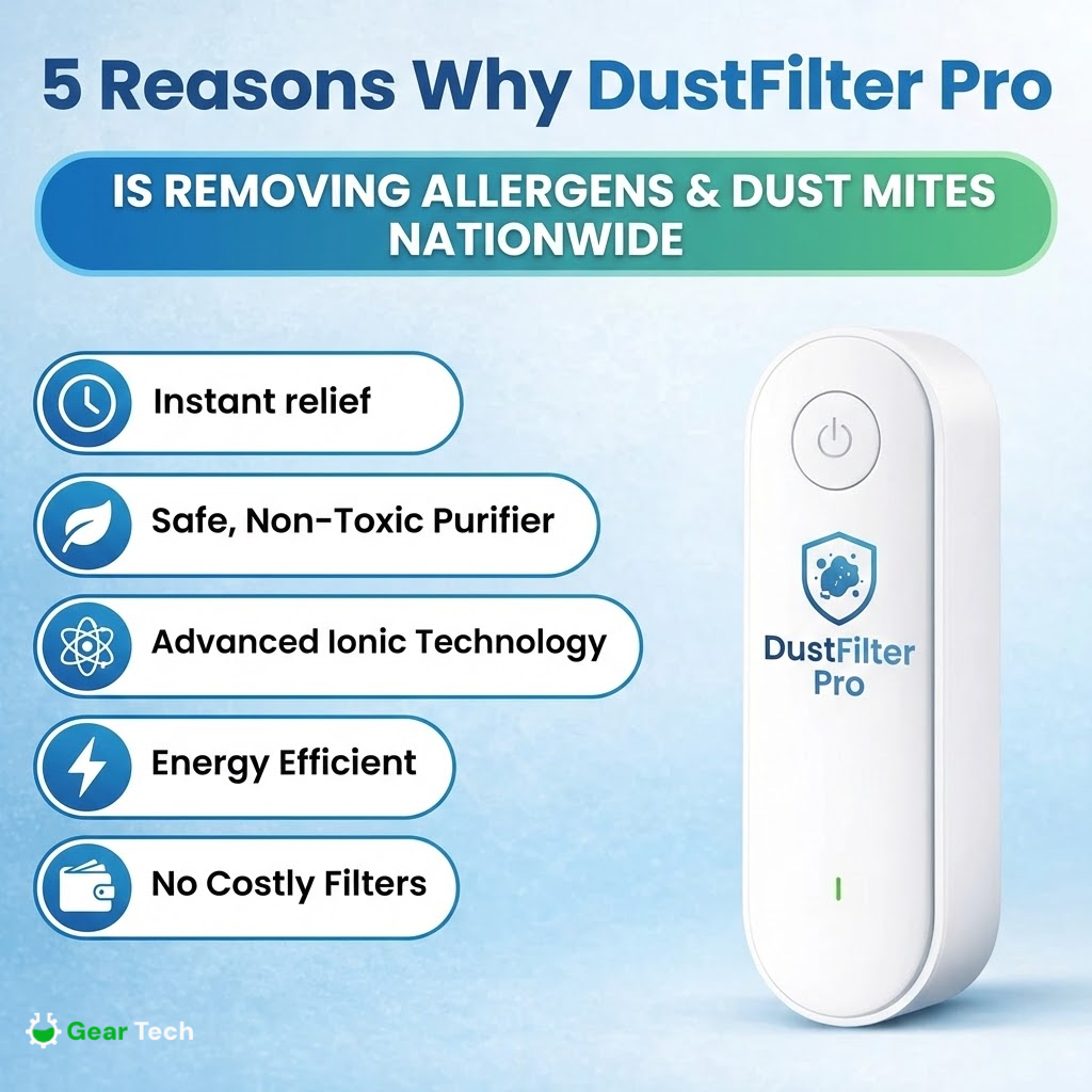 Mini Air Cleaner Purifier for Dust Mites | Home Dust Purifier for Allergy