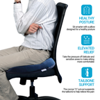 Donut Pillow for Tailbone Pain Relief | Orthopedic Cushion for Hemorrhoids | Comfortable, Ergonomic Design for Hemorrhoids & Sitting Discomfort
