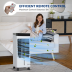 Portable Windowless Air Conditioner with Remote Control - Energy Efficient Cooling for Home, Office, and Small Spaces