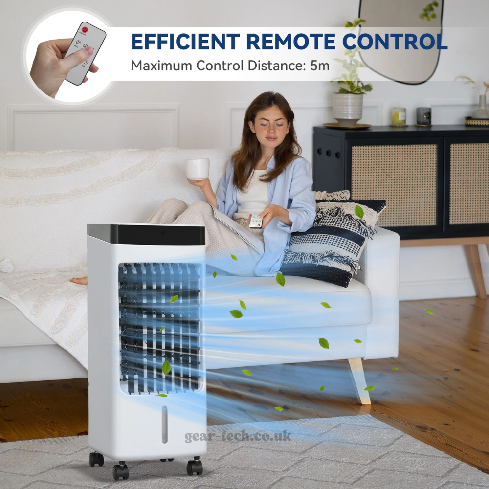 Portable Windowless Air Conditioner with Remote Control - Energy Efficient Cooling for Home, Office, and Small Spaces