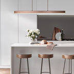 Modern LED Dining Table Chandelier – Nordic Style Long Hanging Light for Restaurant & Office