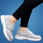 Elderly Shoes – Adjustable Velcro Orthopaedic Shoe for Swollen Feet, Breathable Cushioned Insole