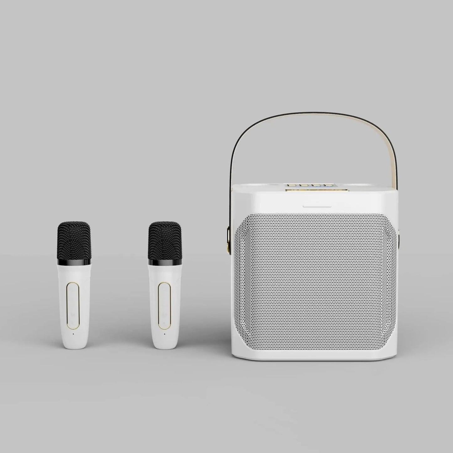 Karaoke Bluetooth Speaker | 360° Surround Sound, Dual Microphones & Portable for Parties and Outdoor Gatherings