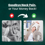 Neck Heating Pad & Massager | Neck and Shoulder Heat for Muscle Relaxation | Adjustable Settings for Stress Relief | Targeted Neck Pain and Relaxation