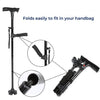 Image of Folding Cane - Lightweight Telescopic Walking Stick for Seniors & Travelers - Collapsible Mobility Aid for Easy Transport