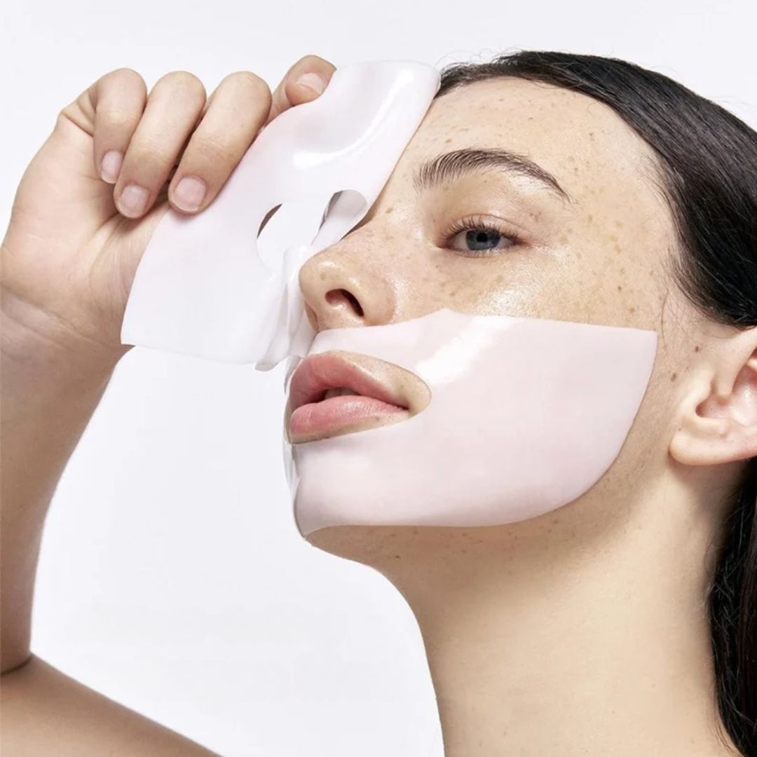 Night Face Mask – Hydrogel Collagen Sheet Mask for Mature Dry Skin & Radiant Shiny Skin