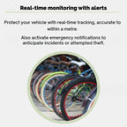 GPS BikeTracker | Ultra-Precise, Subscription-Free & Water-Resistant for Bicycles, Cars & Motorcycles