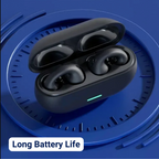 Running Bone Conduction Headphones – Open-Ear Wireless Sweatproof Headset for Gym & Outdoor Use