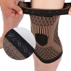 Copper Knee Support & Straps for Running – Compression Sleeve for Pain Relief, Stability & Mobility