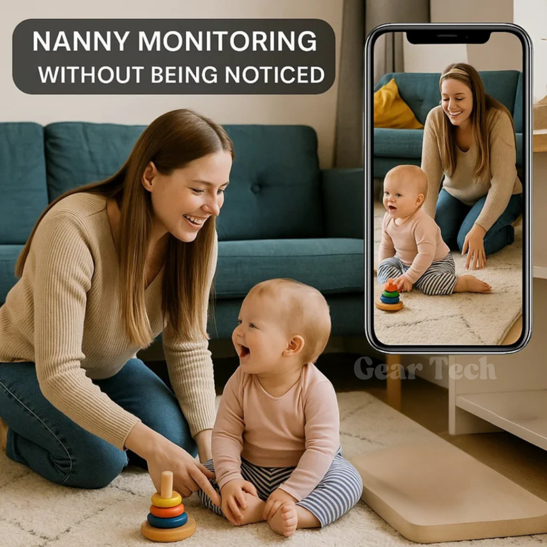 Mini Wireless Hidden Camera and Audio - Tiny Surveillance Mini Spy Cameras Wireless Nanny Monitoring