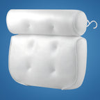 SoakUp Bath Pillows UK – Neck & Head Support Cushion – Non-Slip – Soft & Comfortable – Fits All Bathtubs – Enhances Relaxation