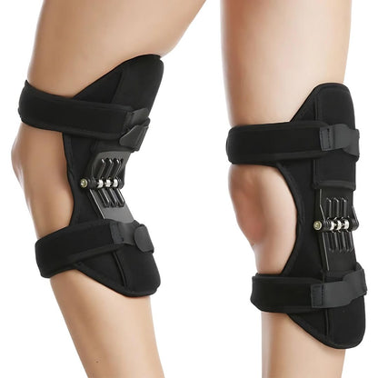 Hinged Knee Brace Stabilizers - Adjustable Knee Support for Pain Relief, Arthritis & Post-Surgery Recovery - Set of 2