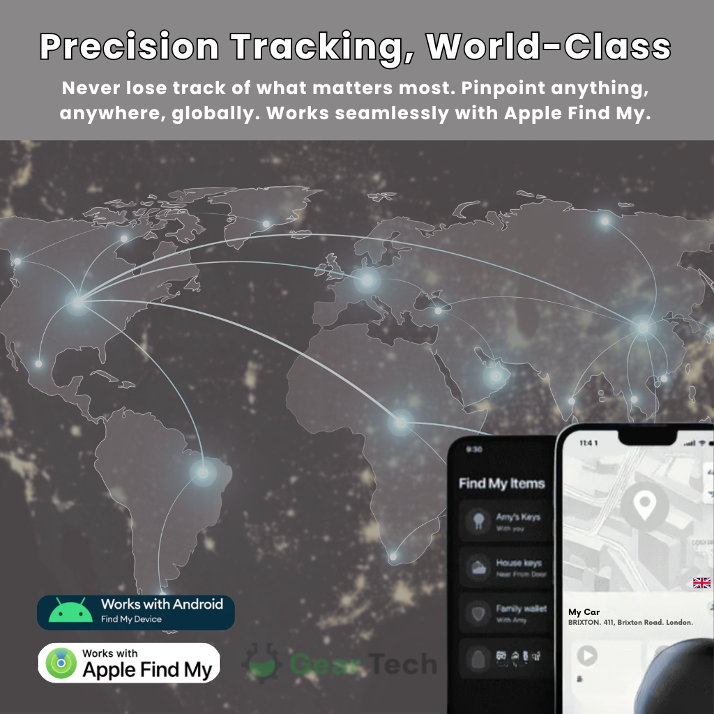 GPS Tracker Without Subscription | Compatible with Android & iOS for Real-Time Location Tracking
