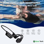 Underwater Earbuds for Swimming – Waterproof Bone Conduction Headphones