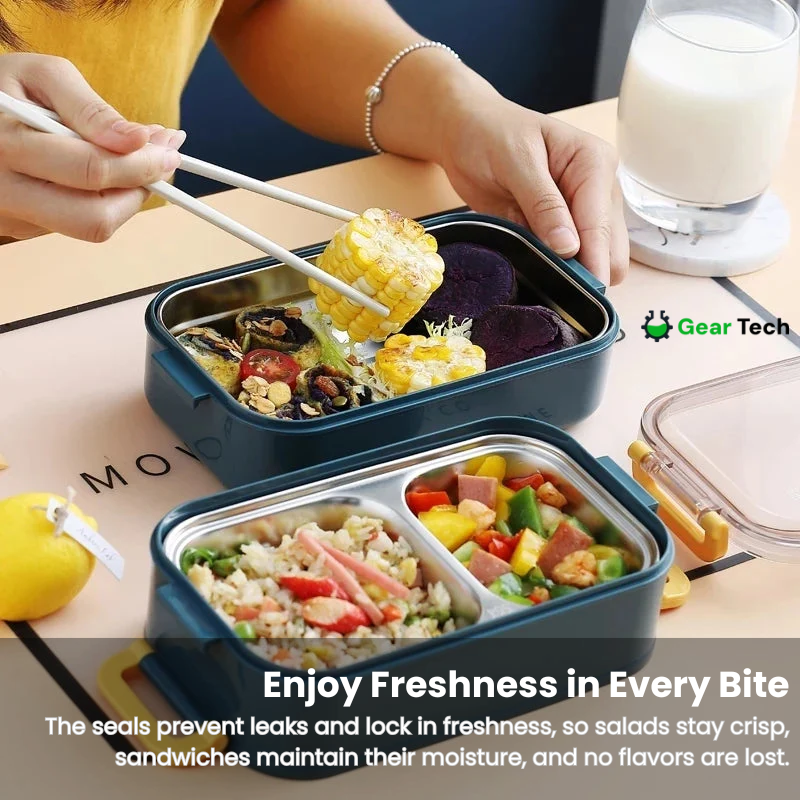 Insulated Lunch Box | Superior Temperature Retention & Multi-Compartment Design for Office, School & On-the-Go Meals