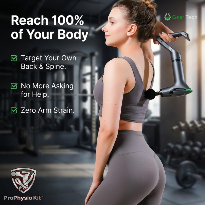 ProPhysio Kit™ - 3-in-1 Handheld Massager for Gym Goers