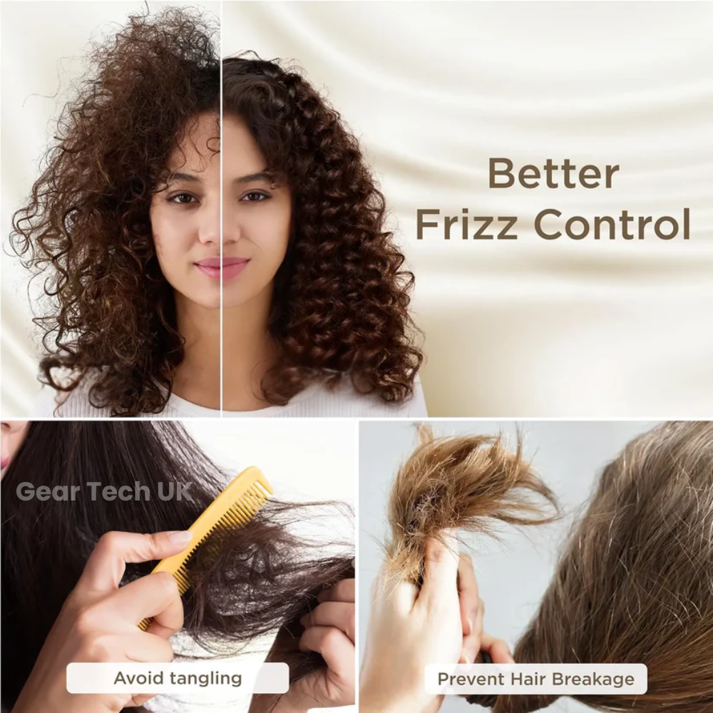 Silk Pillowcase – 100% Real Mulberry Silk for Hair & Skin – Cooling, Frizz-Free & Anti-Wrinkle Pillowcase UK