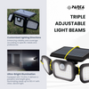 Image of Solar-Powered Outdoor Lights – Panta Trio with Motion Sensor for Garden & Security Lighting
