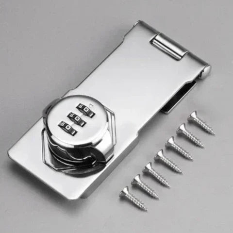 Keyless Cabinet Protection Lock | Durable Zinc Alloy, 1000 Combinations & Easy Installation for Home Security