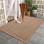 Indoor Entrance Door Mats: Non-Slip , Washable, Natural Coir for Kitchen, Patio, & Doorway - All Sizes