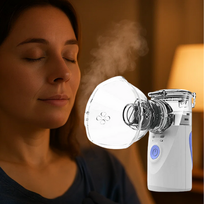 Portable Ultrasonic Nebulizer | Noiseless, Compact & Ideal for Asthma, Colds, and Respiratory Relief
