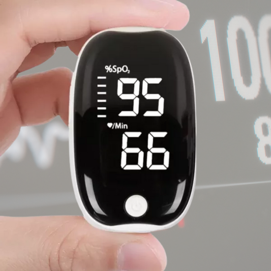 Fingertip Pulse Oximeter | Fast, Accurate Blood Oxygen Monitor with LED Display for Home Health Tracking