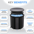 Portable Ice Bath Pod | 420L Capacity, 5-Layer Insulation for Muscle Recovery & Cold Therapy After Workouts