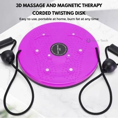 Waist Whisper Twisting Disc Pro | Magnetic Massage Balance Board for Core Strength & Waist Training at Home