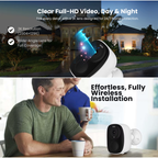 Wireless Mini Security Camera for Home | Small 1080P Indoor Security Camera – Works Without WiFi or Subscription
