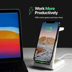 3-in-1 Wireless Charging Station | Apple, Samsung, Watch, AirPods | Fast Charging Solution