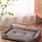 Orthopedic Memory Foam Dog Sofa Bed - Ideal for Arthritis, Large Dogs & Removable Covers
