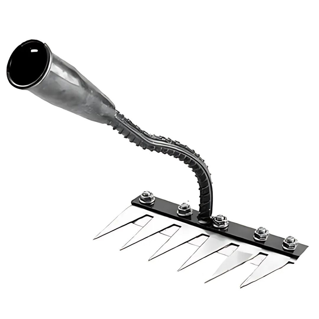 Weeding Rake | Ultra-Durable Steel Teeth & Ergonomic Handle for Effortless Garden Maintenance