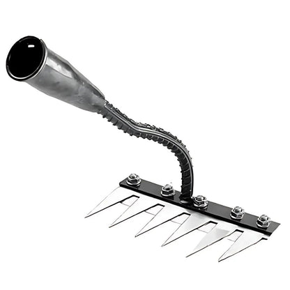 Weeding Rake | Ultra-Durable Steel Teeth & Ergonomic Handle for Effortless Garden Maintenance