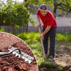 Weeding Rake | Ultra-Durable Steel Teeth & Ergonomic Handle for Effortless Garden Maintenance