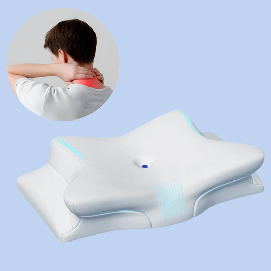 Cervical Pillow for Neck Pain Relief – Orthopedic Memory Foam Neck Support Pillow for Cervical, Shoulder & Back Alignment