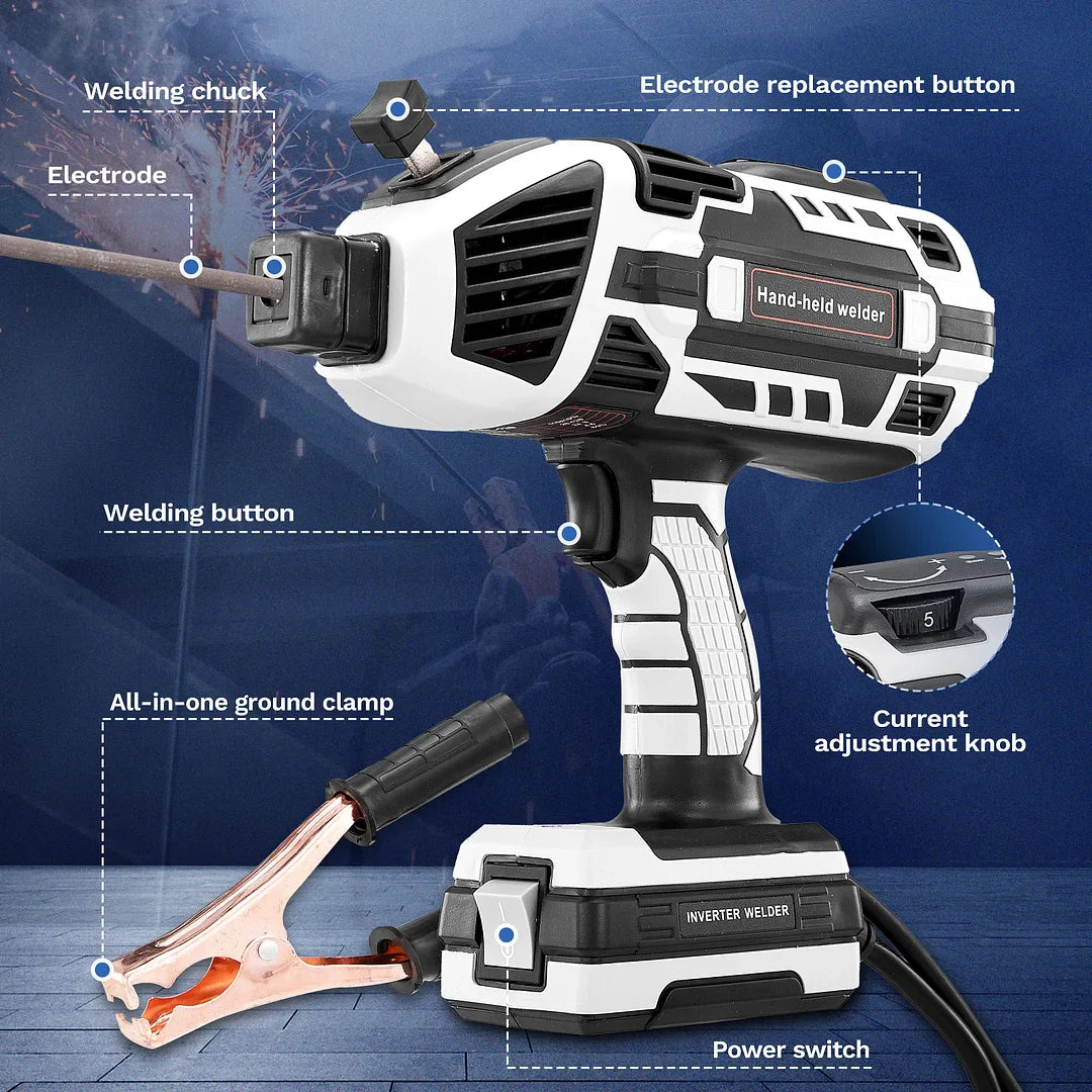 Cordless Welder Machine - Portable Battery Powered Welding Machine – Cordless Inverter Welder for Steel & Aluminium
