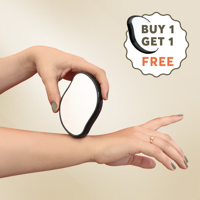 Crystal Hair Eraser | Painless Hair Removal Tool for Face & Body | Gentle Exfoliator | Reusable & Eco-Friendly | SilkEase