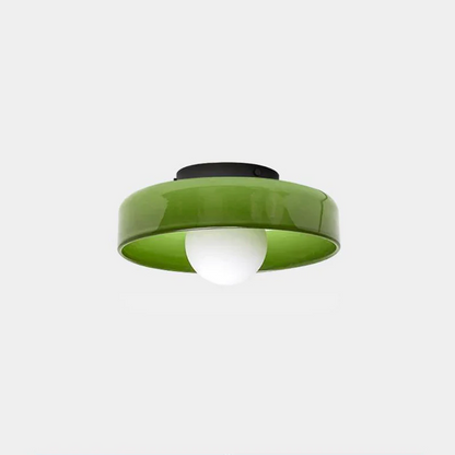 Modern Round LED Ceiling Light Fixture - Energy-Efficient Lighting for Living Room & Kitchen Spaces
