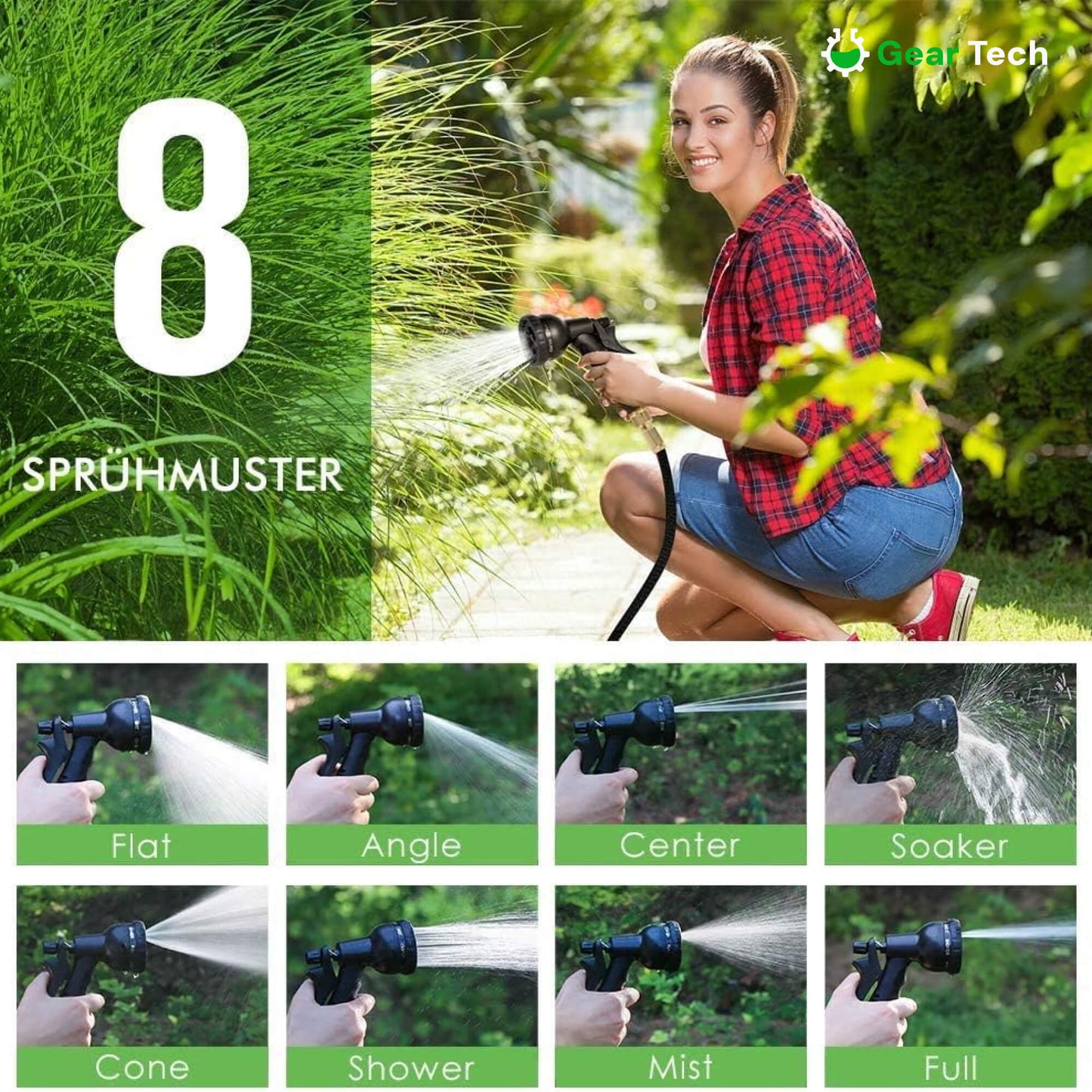 30m Expandable Garden Hose | Anti-Kink, Tangle-Free & Ultra Durable for Large Gardens and Outdoor Use