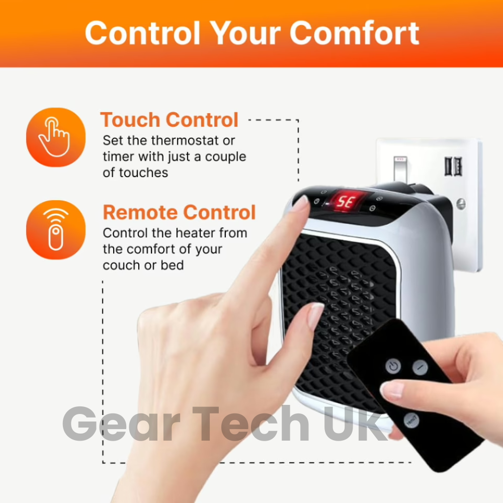 Portable Bathroom Wall Heater | High energetic efficiency and fast heating