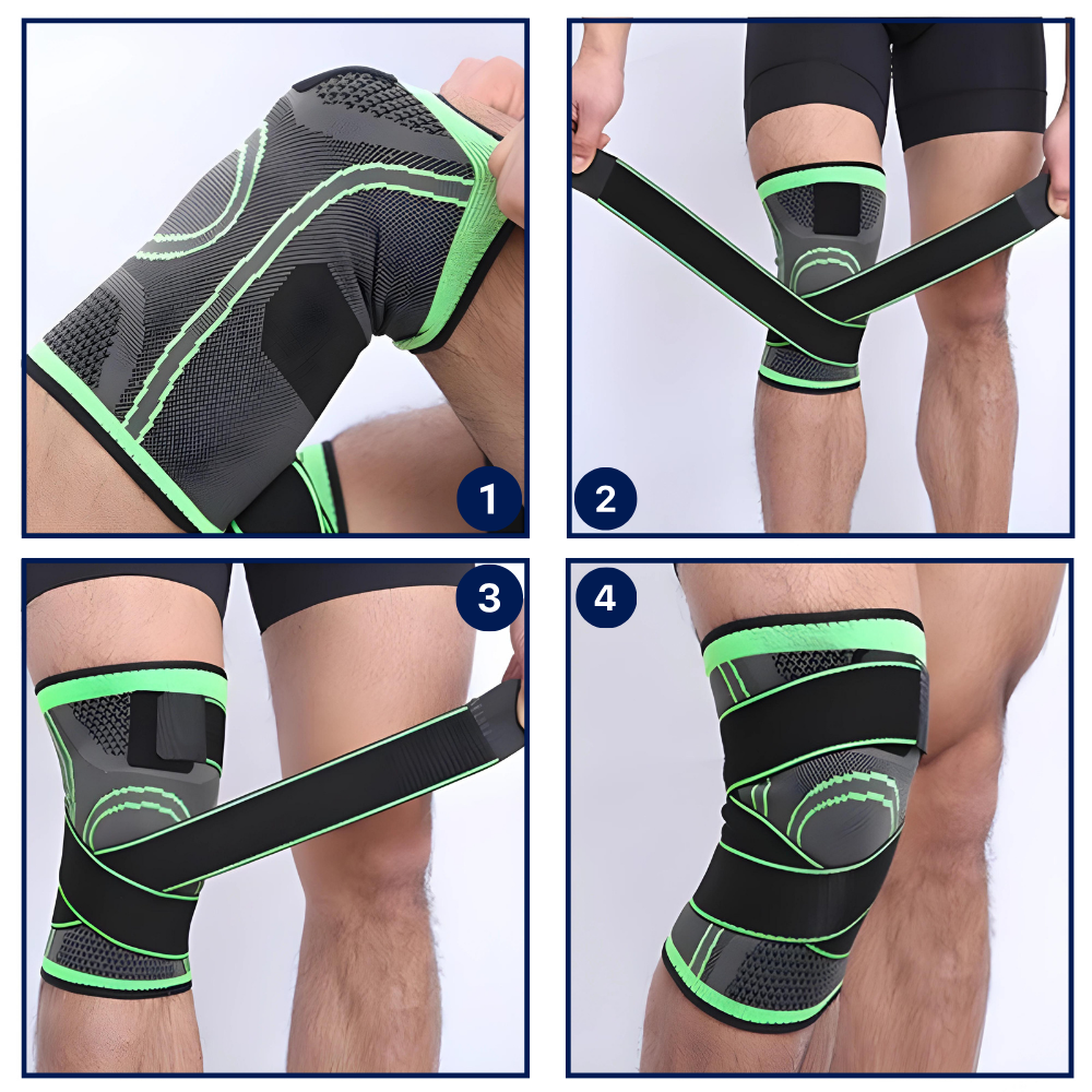 3D Knee Brace – Adjustable Knee Support Compression Sleeve for Joint P ...