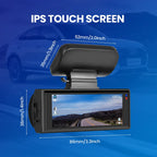 Dual Dashboard Camera For Car - Front & Rear In Car