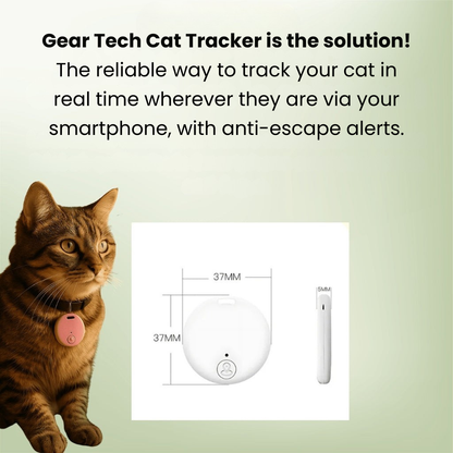 GPS Cat Tracker | Lightweight, Waterproof & Real-Time Tracking for Adventurous Cats