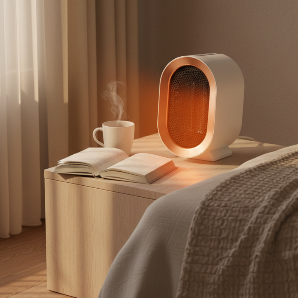 Portable Efficient Electric Desktop and Room Heater