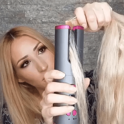 Automatic Hair Curler – Cordless Fast Heating | Rechargeable Hair Styling Tool