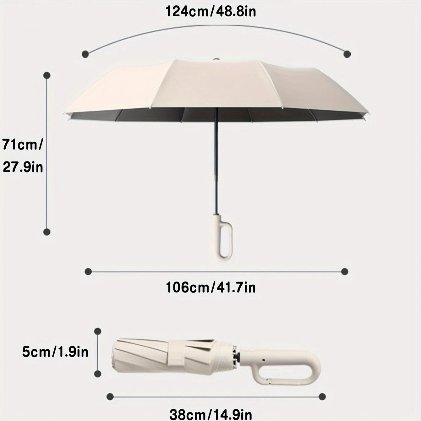 Windproof Umbrella – Durable, Compact & Lightweight Storm Umbrella