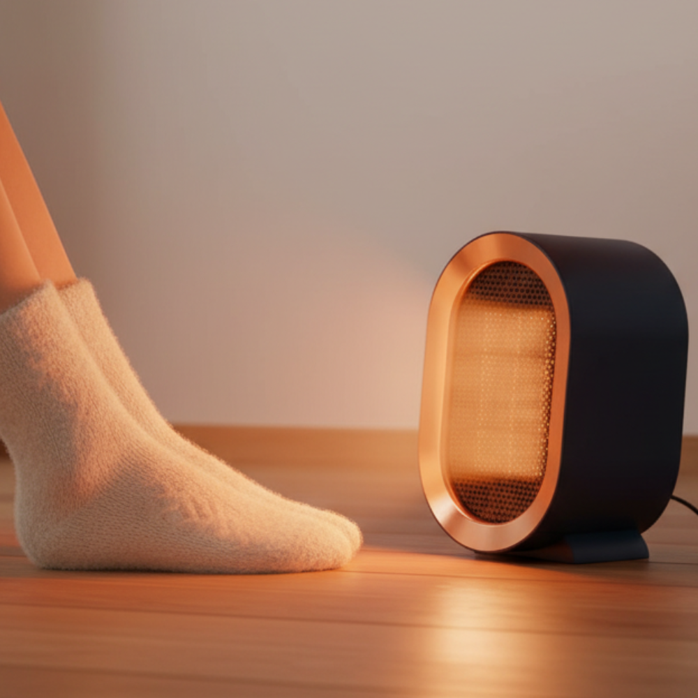 Portable Efficient Electric Desktop and Room Heater