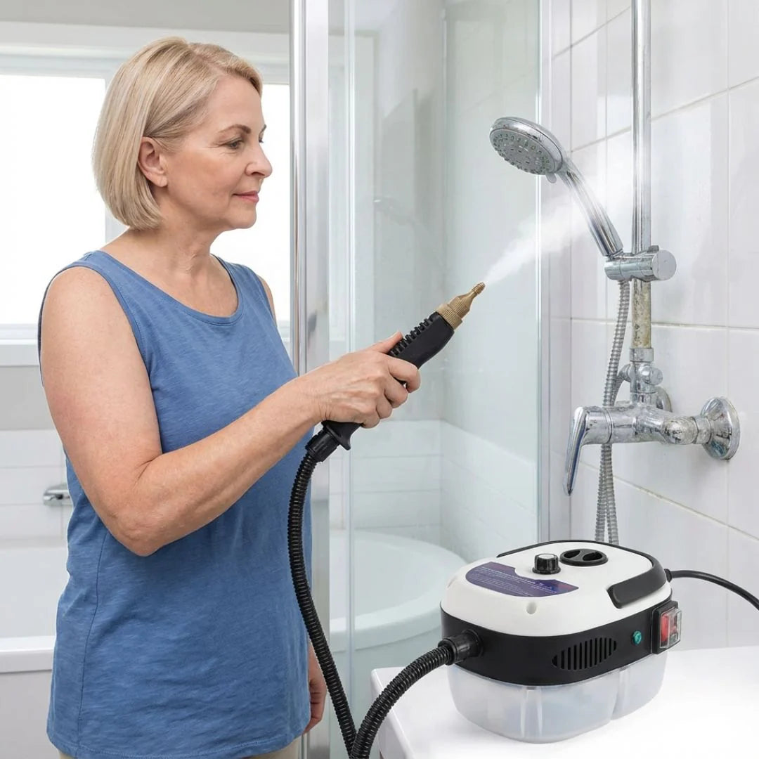 Handheld Steam Cleaner – High Temperature Steam | Portable Cleaning Machine for Grease & Grime Removal